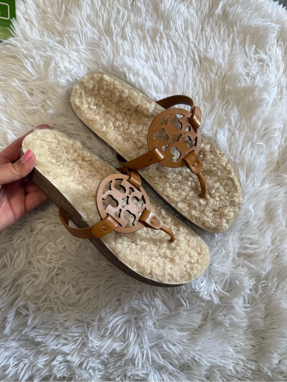 NEW Tory Burch Miller Cloud Shearling